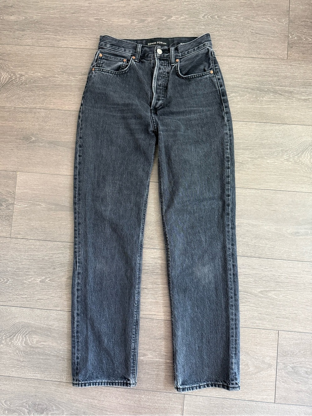 Denim Forum Aritzia The Joni High Rise Loose Jeans 24 25 XS pants